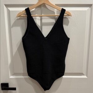 Abercrombie & Fitch Black Knit bodysuit